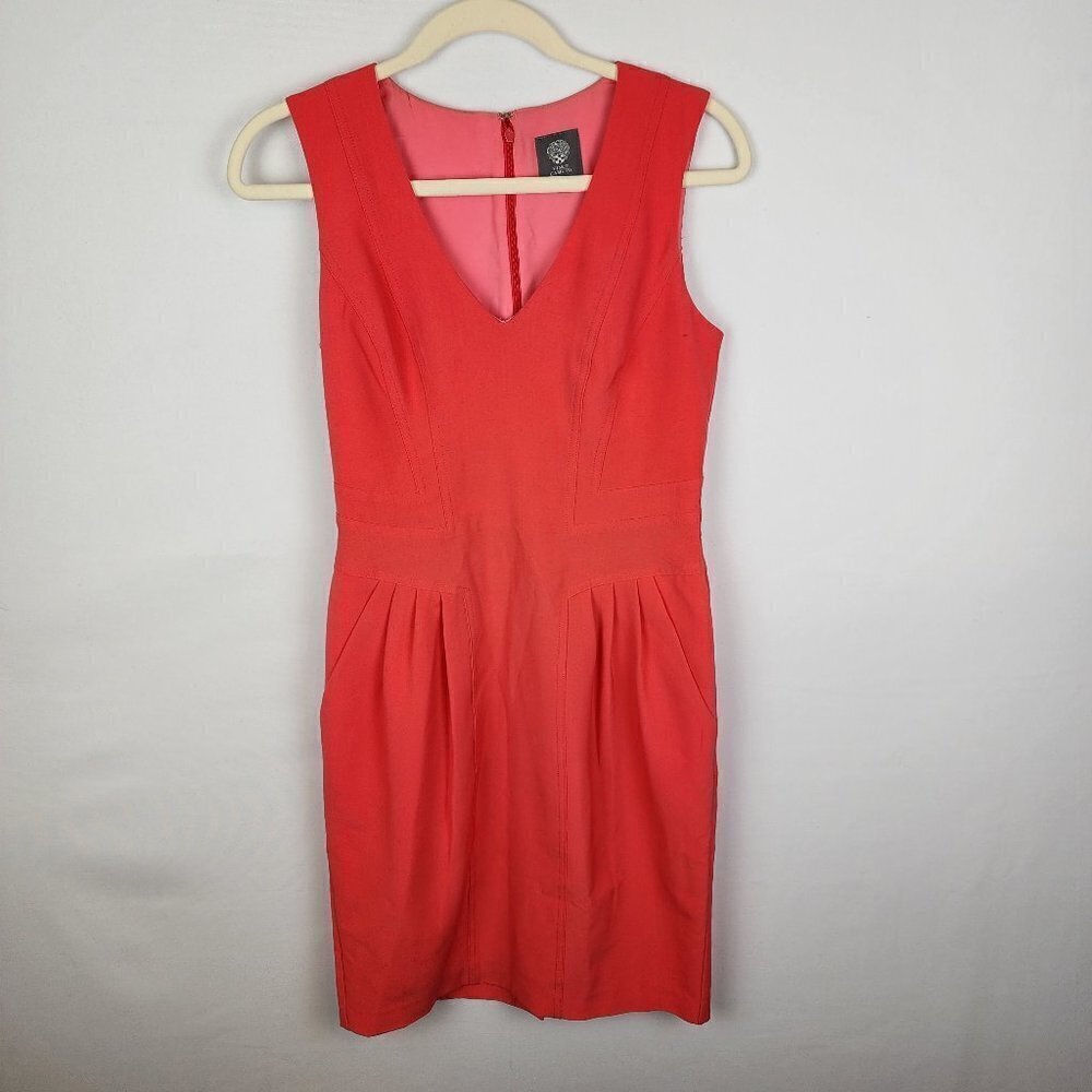 Vince Camuto‎ Coral Dress with Pockets 4